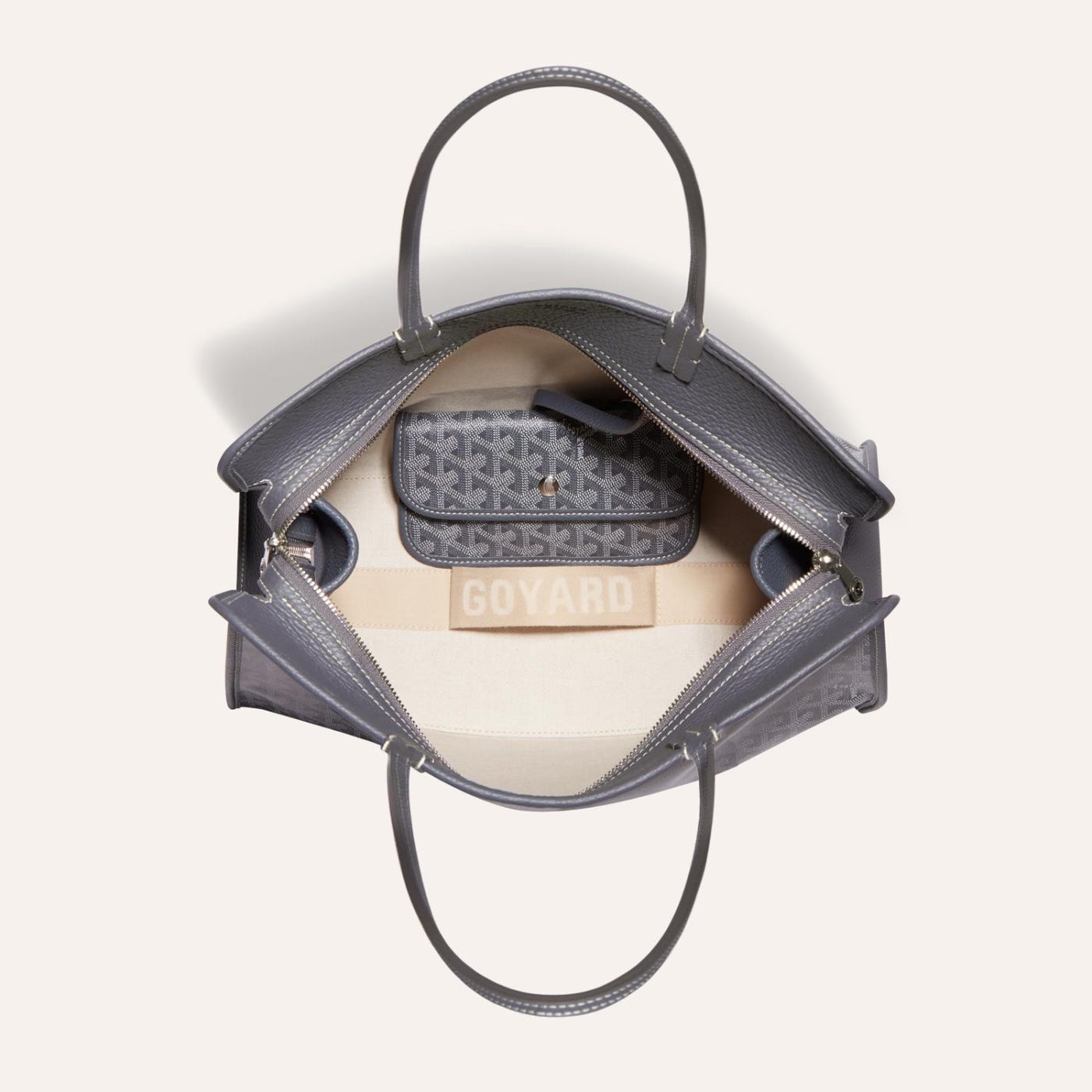 Goyard Hardy PM Tote Bag Grey - Image 4